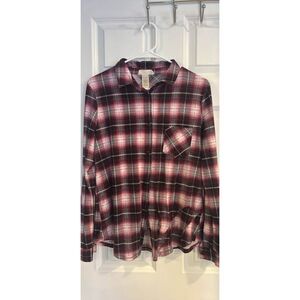 One Urban Day Large Button up Plaid